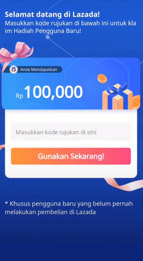 6. masukan kode rujukan