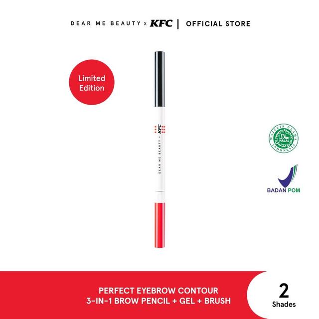 Dear Me Beauty x KFC Perfect Eyebrow Contour 0.2g Granite Grey 