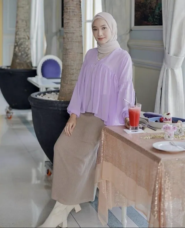 outfit lebaran ala korea