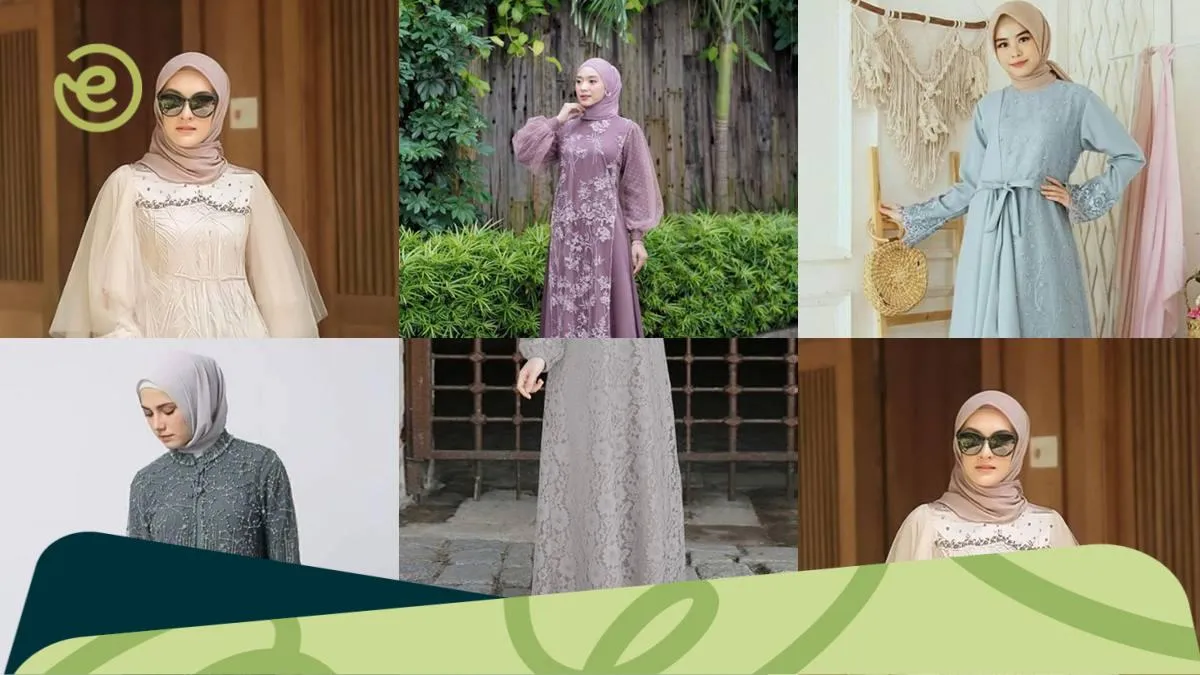 model baju kurung brokat untuk pesta