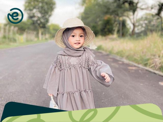 8 Deretan Model Baju Gamis Anak Perempuan Terbaru