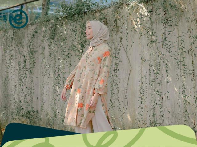 Cek 7 Inspirasi Model Baju Gamis Kombinasi