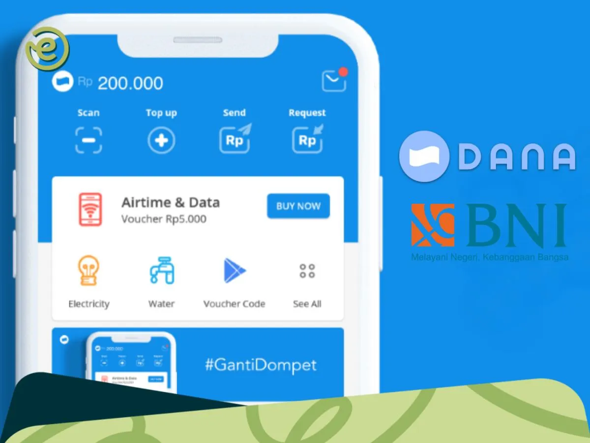 cara top up dana lewat atm bni