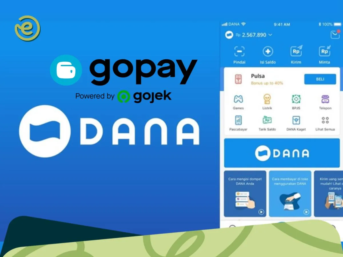 cara top up go pay dari DANA