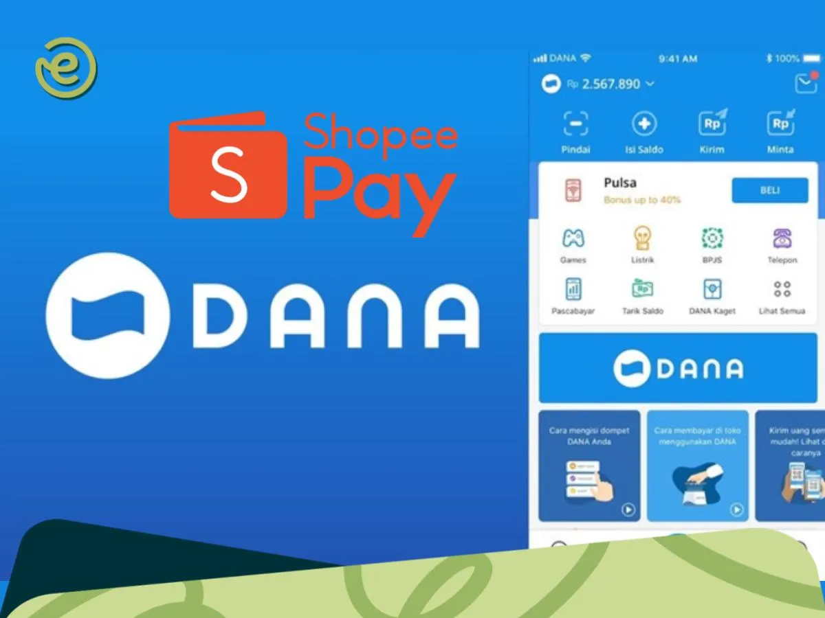 cara top up shopee pay lewat dana