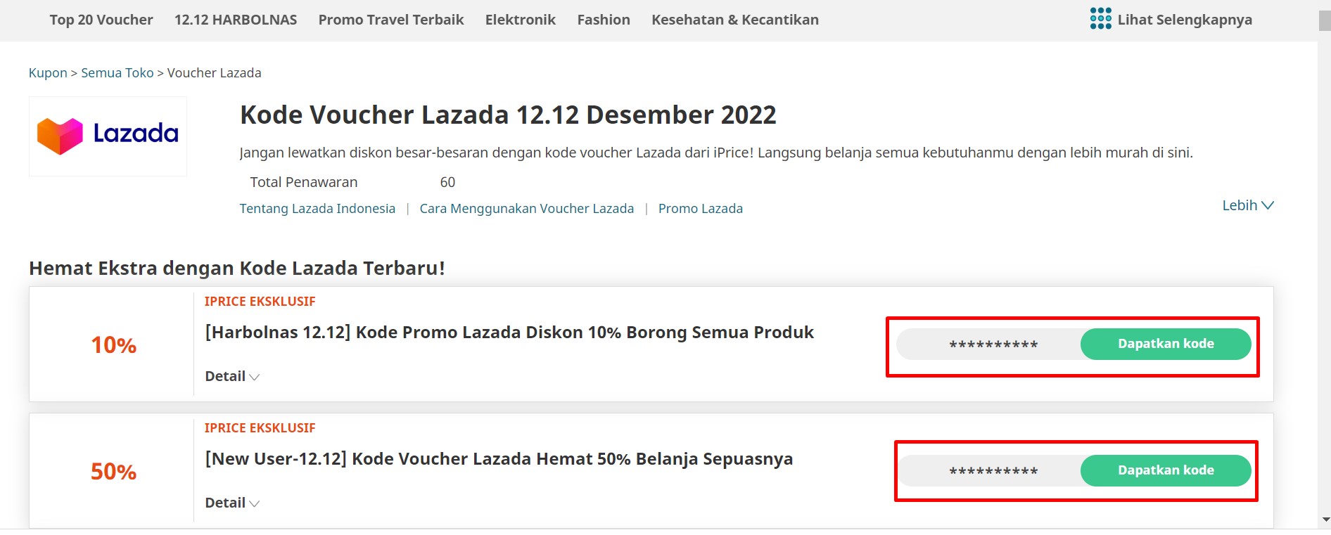 Cara Melihat Kode Voucher Lazada 6.6 Belanja Hemat!
