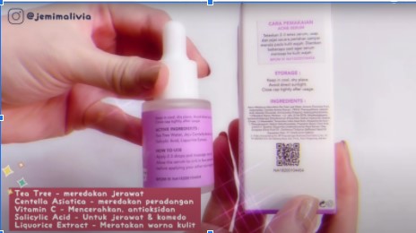 REVIEW Scarlett Whitening Acne Serum Skincare Untuk Kulit Berjerawat review scarlett whitening acne serum Kecantikan