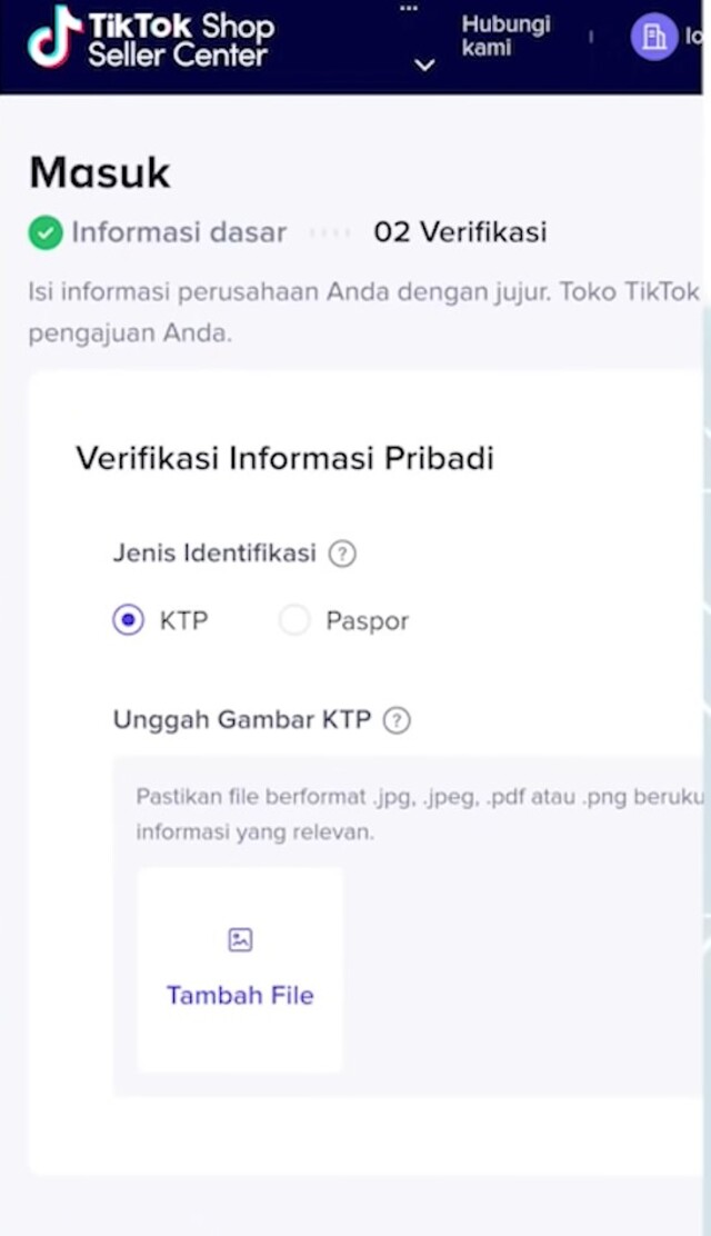 cara daftar tiktok shop 