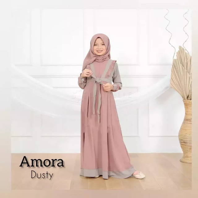 model baju gamis anak perempuan terbaru 