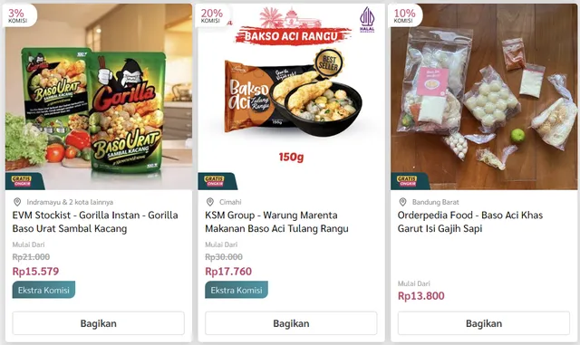 cara membuat baso aci