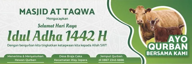 Tips Buat & 15 Contoh Spanduk Jual Hewan Qurban yang Attractive! pamflet jual hewan qurban