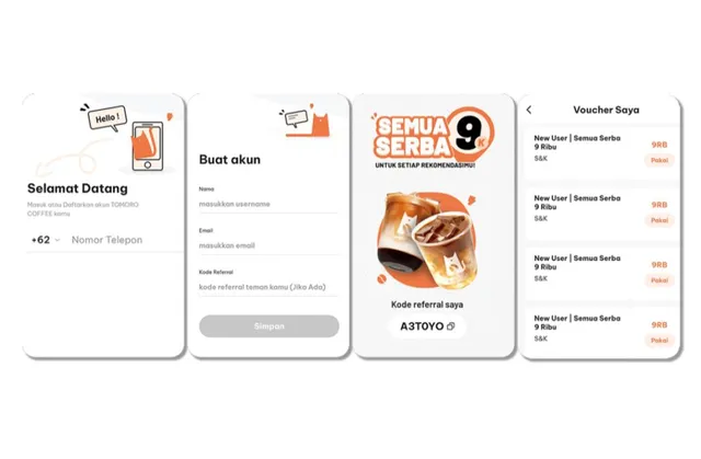 Ini Cara Melihat Kode Referral Tomoro Coffee, Ngopi Irit! cara melihat kode referral tomoro