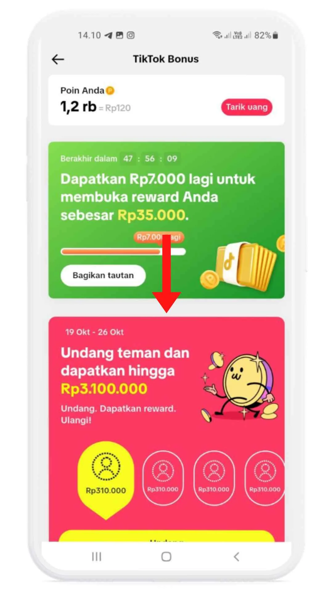 kode referral tiktok