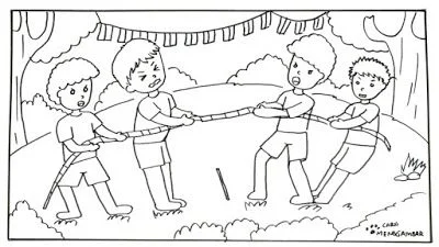 gambar tema kemerdekaan yang mudah