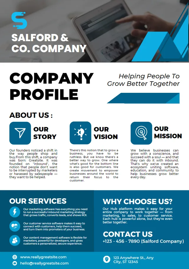 12 Contoh Company Profile, Unsur, Cara Membuatnya yang Benar Contoh Company Profile