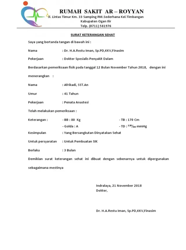 urutan persyaratan lamaran kerja