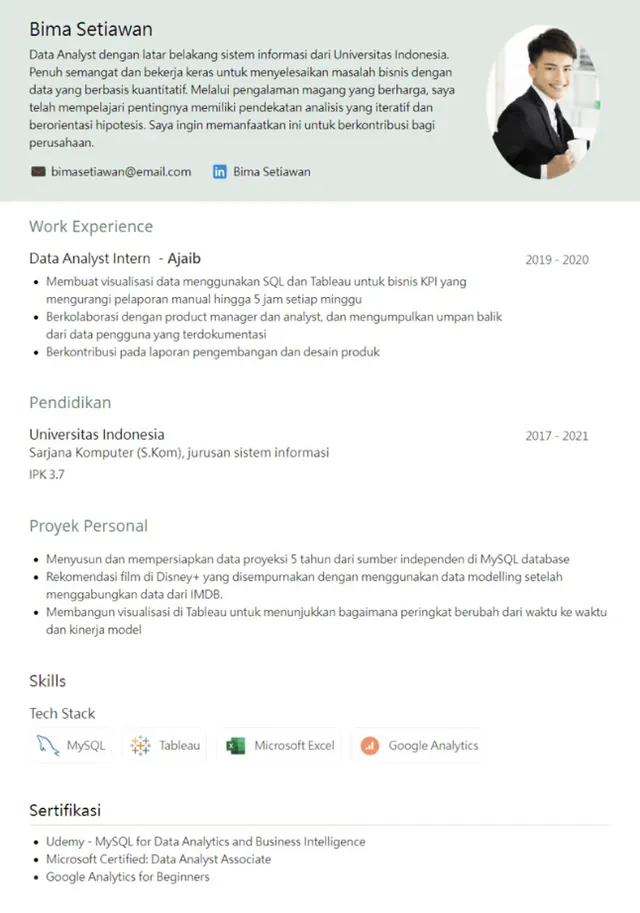 12 Contoh CV Menarik yang Unik, Kreatif dan Bikin HRD Melirik 