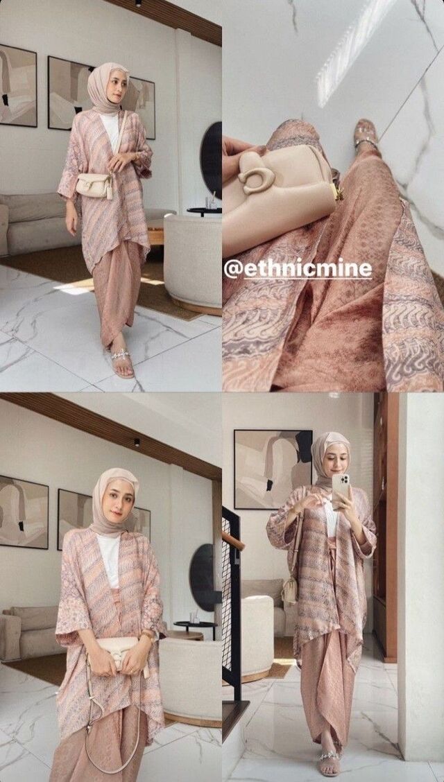 13+ Model Baju Gamis Batik Kombinasi Kain Polos Remaja 13+ Model Baju Gamis Batik Kombinasi Kain Polos Remaja