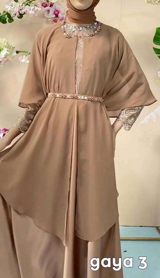 10+ Contoh Model Ujung Lengan Baju Gamis Cantik dan Elegan 10+ Contoh Model Ujung Lengan Baju Gamis Cantik dan Elegan