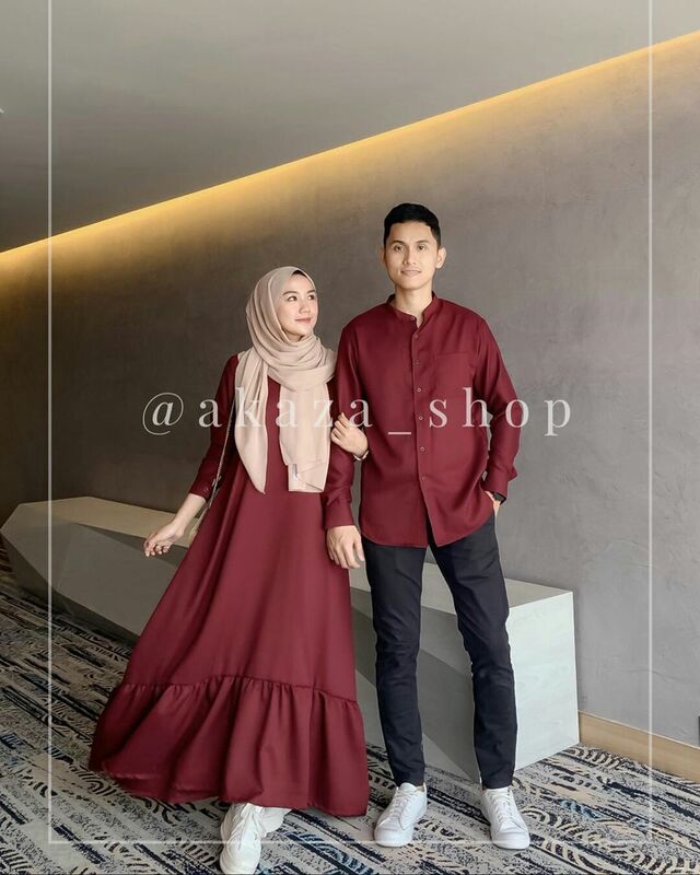 gamis couple model baju gamis 2022