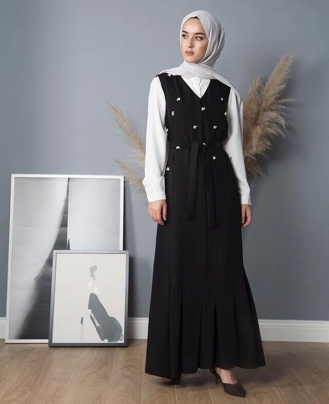 11 Model Baju Gamis Dua Warna Terbaru [year]