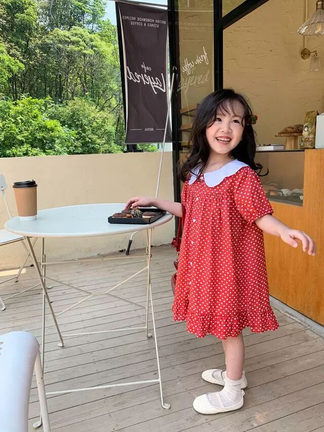 Dress Polkadot untuk Si kecil