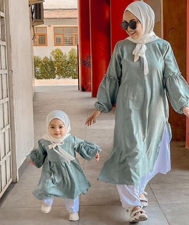 baju gamis ibu ibu model terbaru 