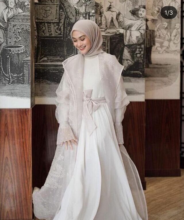 Cek 7 Inspirasi Model Baju Gamis Kombinasi, Berani Tampil Beda Model Baju Gamis Kombinasi Hanfu? Bak Putri Kerajaan China