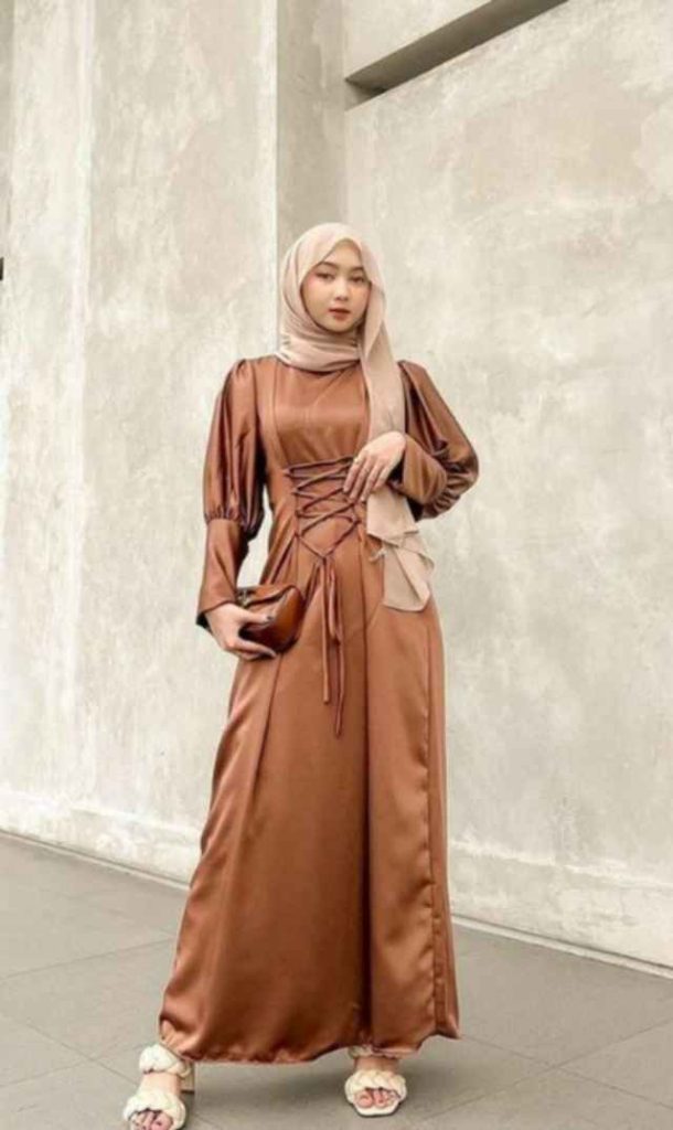 10 Inspirasi Model Baju Gamis Terbaru Stylish dan Keren model gamis brokat terbaru 2022