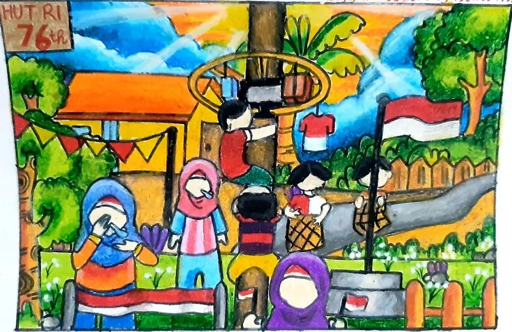 gambar lomba 17 agustus mudah