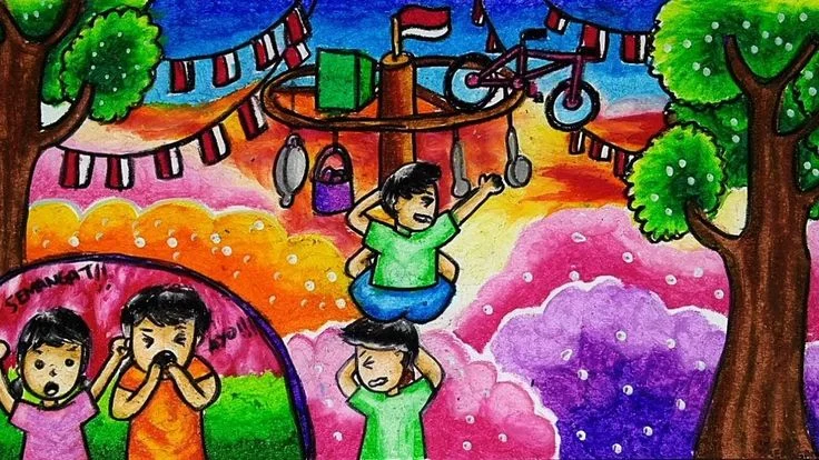 gambar lomba 17 agustus mudah