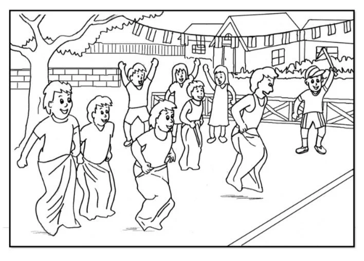 gambar lomba mewarnai 17 agustus