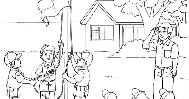 gambar lomba mewarnai 17 agustus