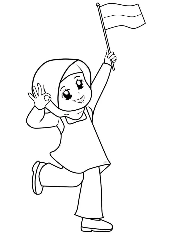 gambar lomba mewarnai 17 agustus