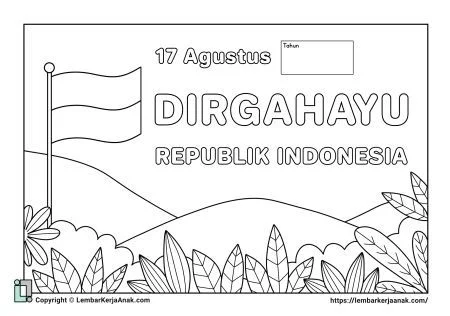 gambar tema kemerdekaan yang mudah