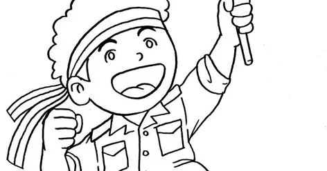 gambar tema kemerdekaan yang mudah