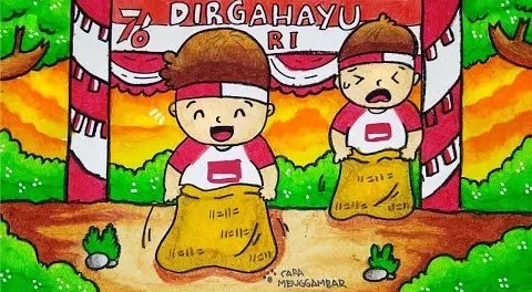 gambar tema kemerdekaan yang mudah