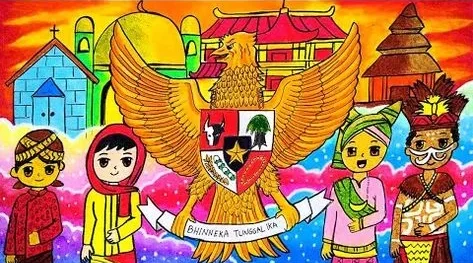 gambar tema kemerdekaan yang mudah