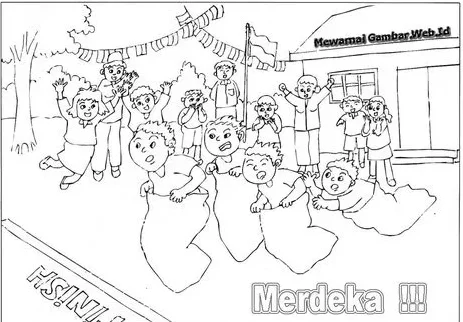 gambar tema kemerdekaan yang mudah