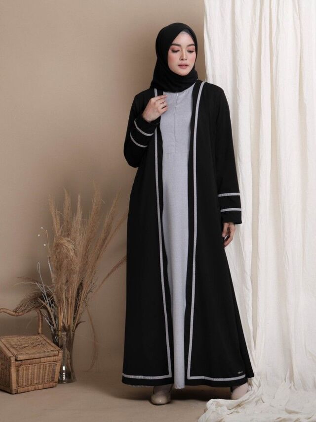 Model baju gamis modern terbaru 