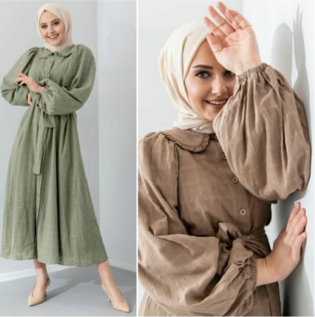 Gamis Lengan Balon Terbaru 2021