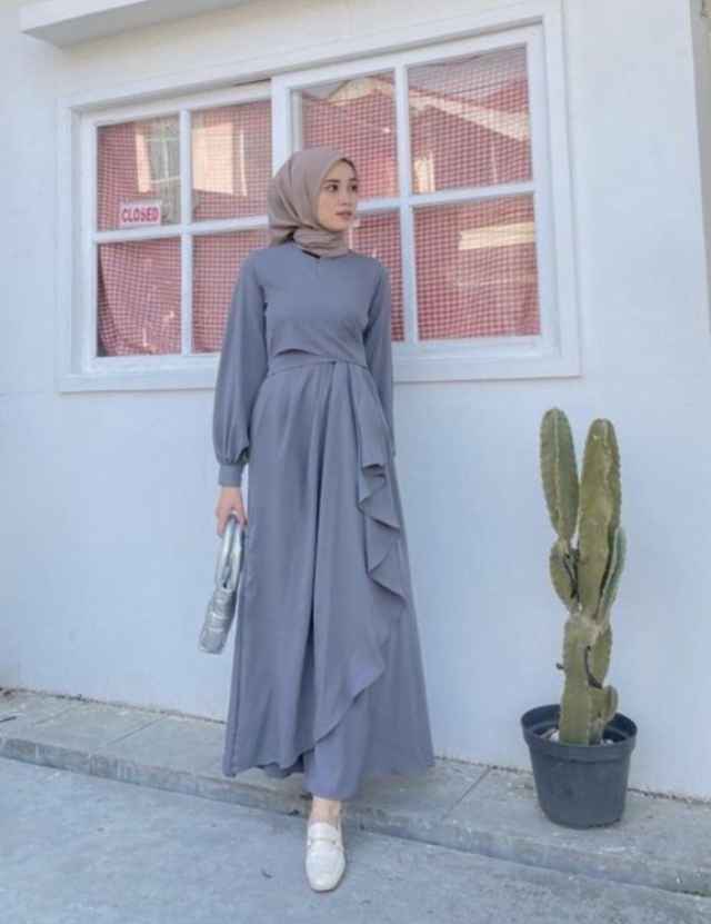 model baju gamis modern terbaru