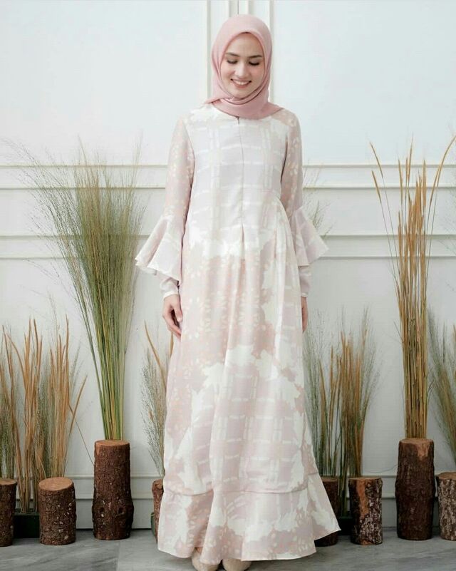 13+ Model Baju Gamis Batik Kombinasi Kain Polos Remaja Model Baju Gamis Batik Kombinasi Kain Polos Remaja