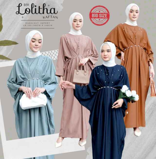 Kaftan Bigsize Lolitha yang Modern by Halika