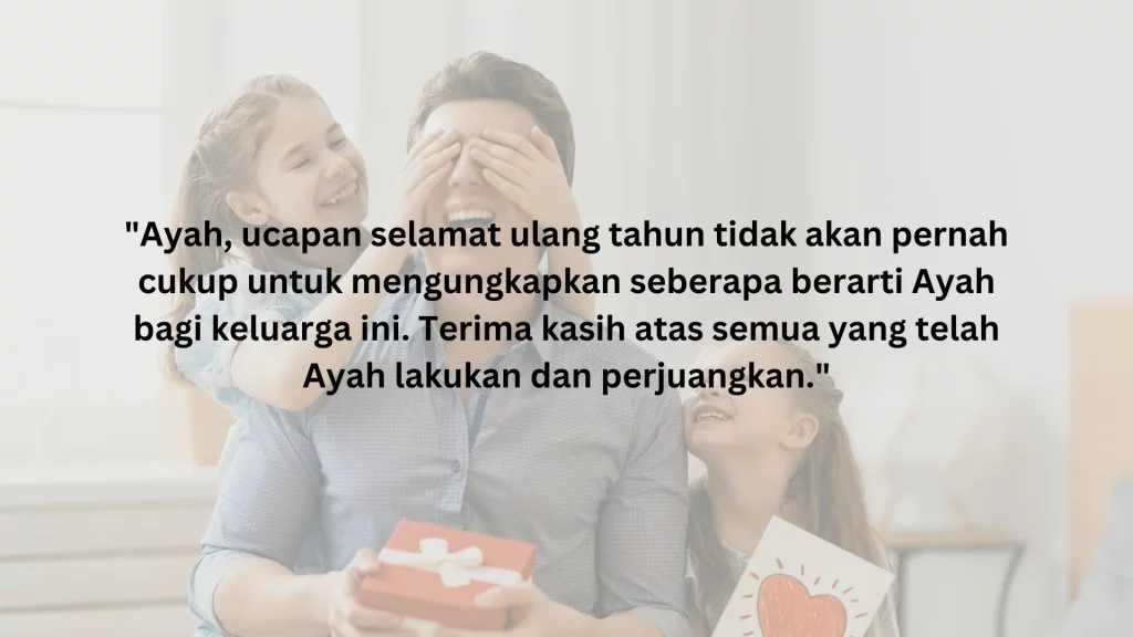 ucapan selamat ulang tahun untuk ayah