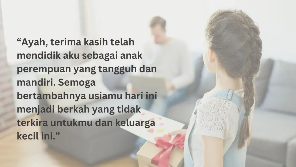 ucapan selamat ulang tahun untuk ayah