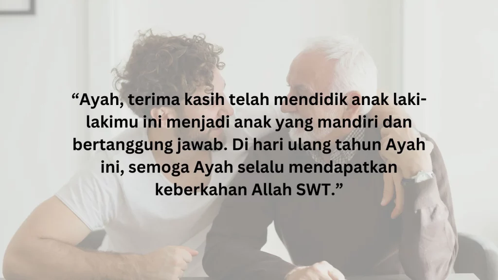 ucapan selamat ulang tahun untuk ayah