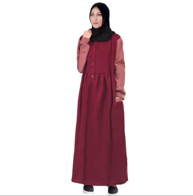 9 Gamis Couple Ibu & Anak Rayakan Lebaran, Yuk Cek! Gamis Modern Inficlo Ibu dan Anak