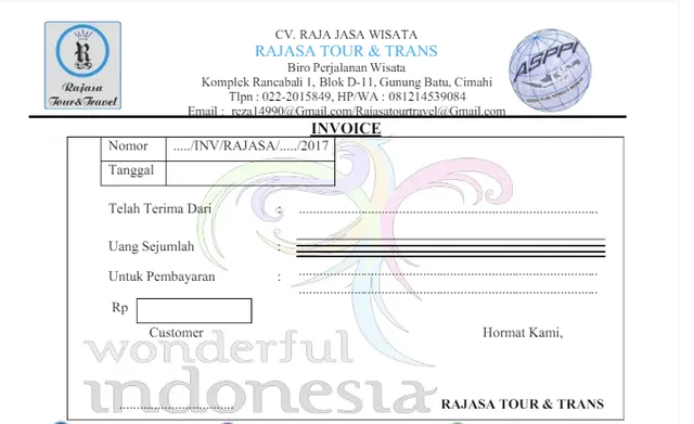 Contoh Invoice Tour and Travel