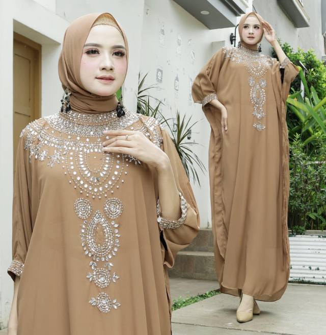OOTD kaftan hijab
